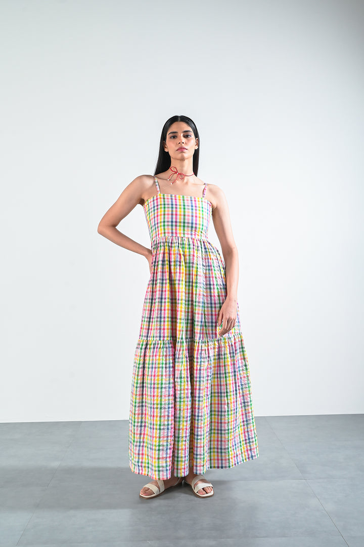 GINGHAM MAXI