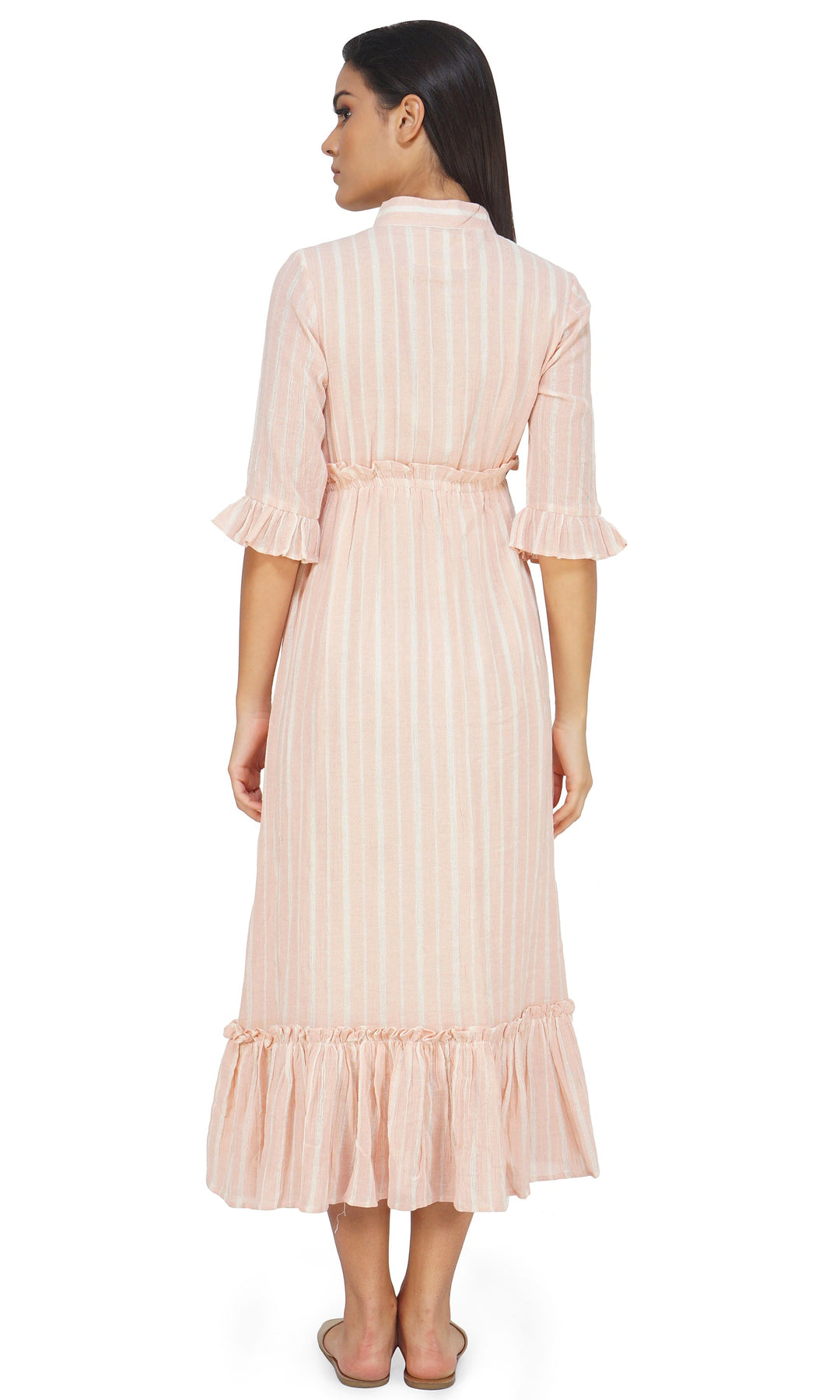 Rhubarb Frill Dress