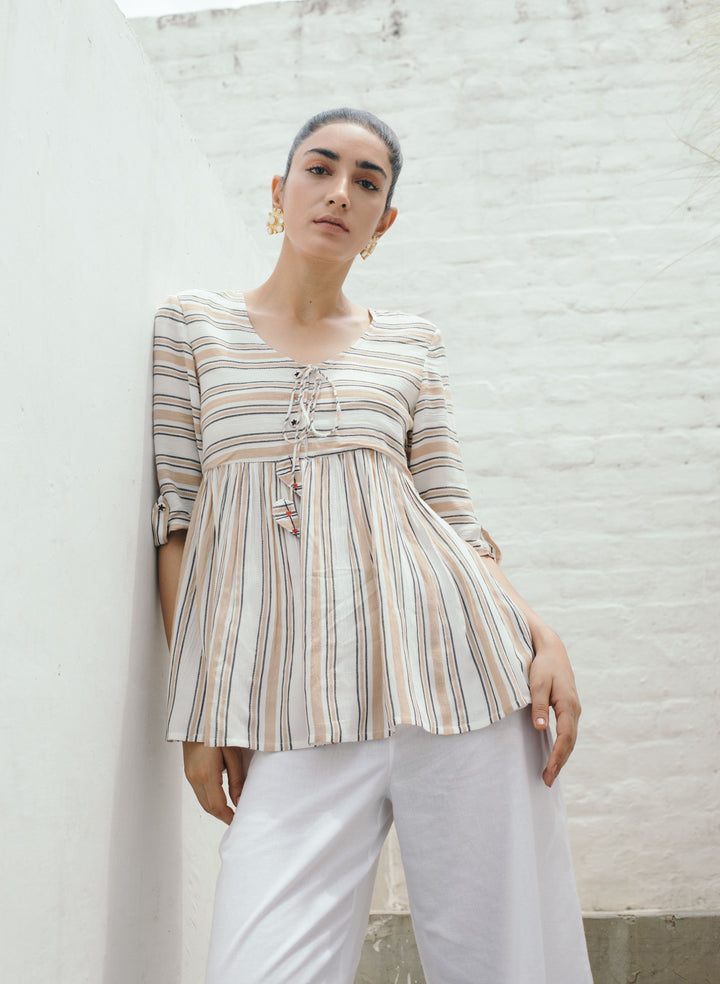 Women's Biscotti Striped Top