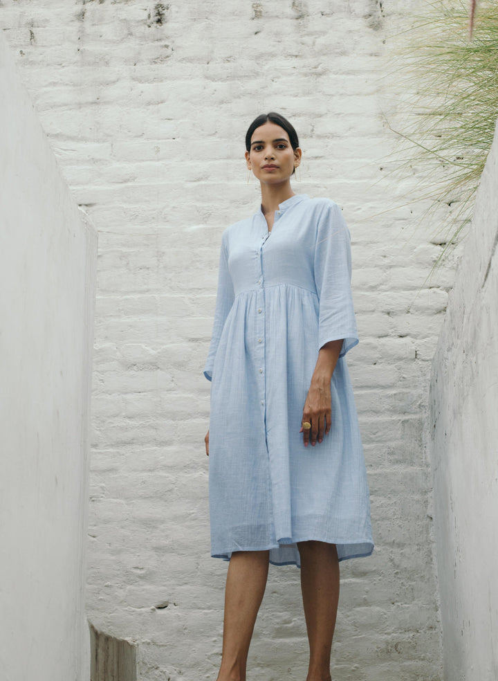 Buy Pleated Shirt Dress