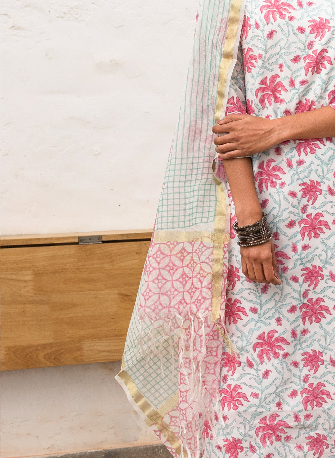 Sadabahaar Block-Printed Cotton Kurta